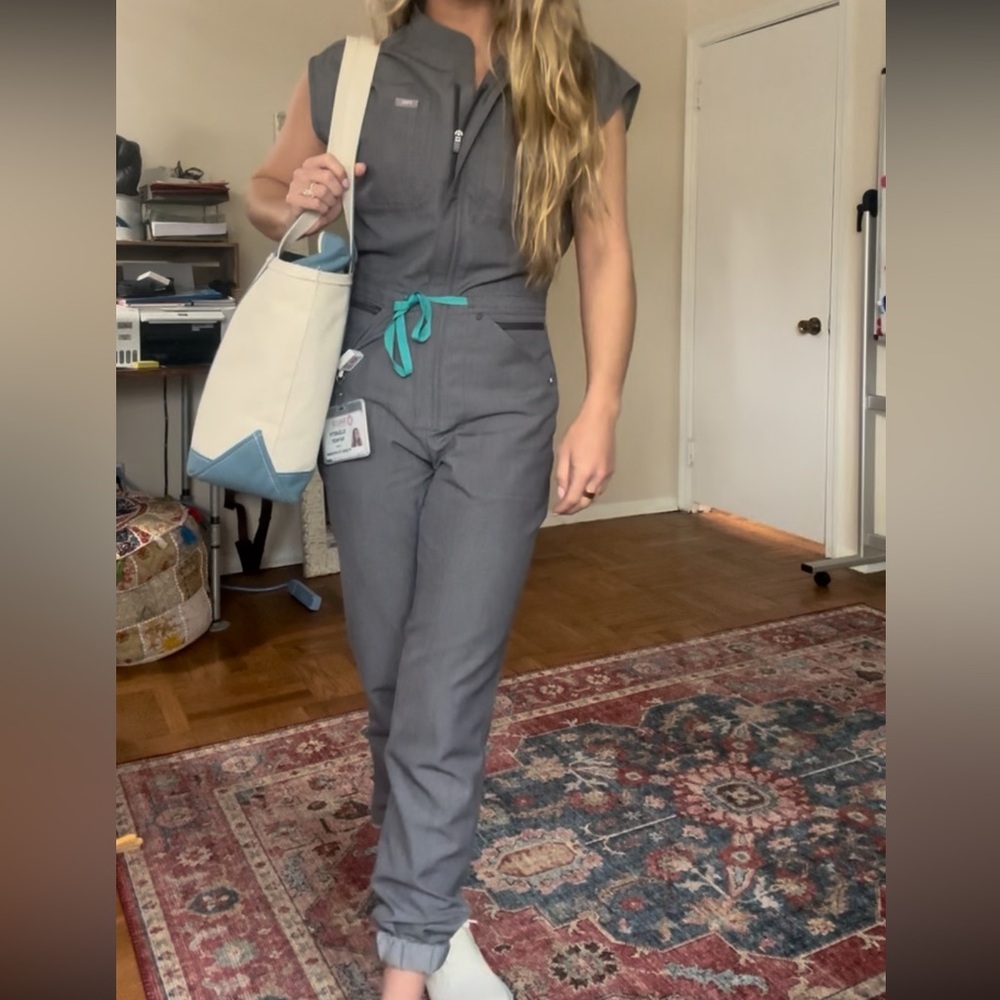 FIGS Graphite Jumpsuit (worn once)